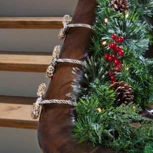 Brown, 6 Shappy Christmas Garland Ties Christmas Decorative Twist Ties